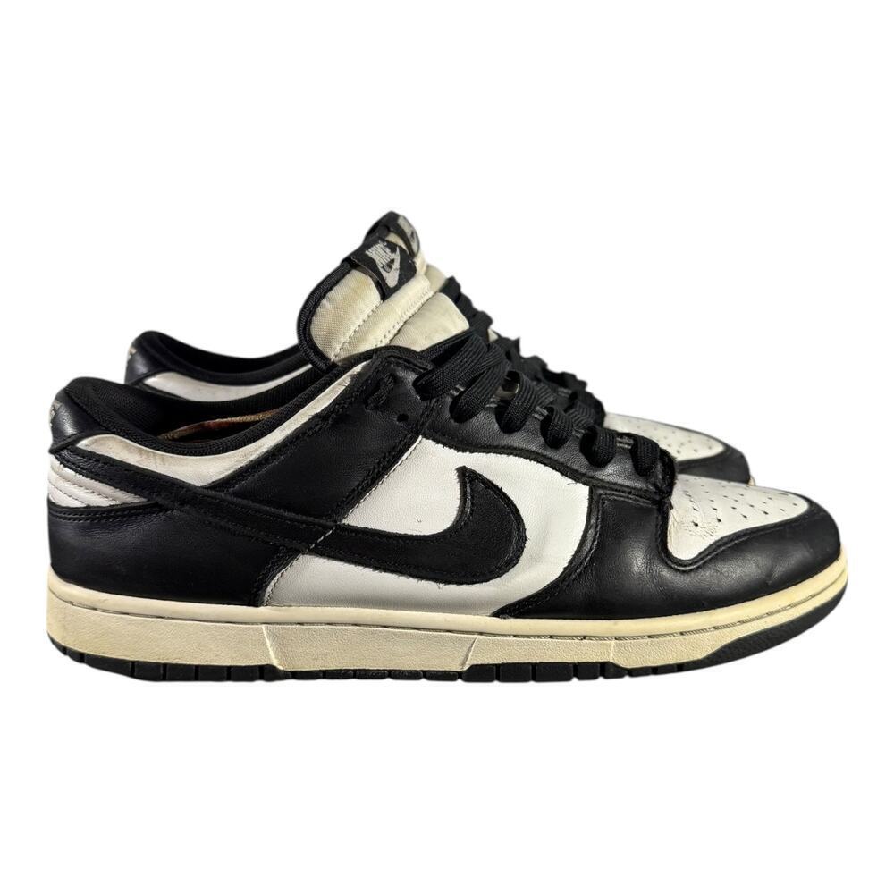 Nike Dunk Low Vintage Panda Mens Size 11 Sneakers FQ8899 100 White Black